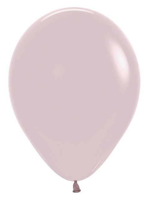 Ballonnen Pastel Dusk Rose 30cm 12st van Sempertex koop je bij Partywinkel