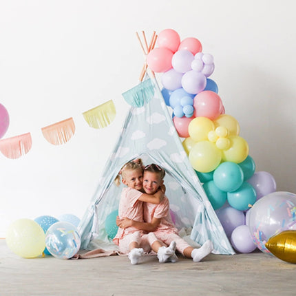 Ballonnen Pastel Gekleurd 33cm 50st van Folat koop je bij Partywinkel