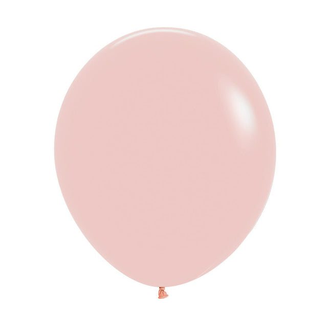 Ballonnen Pastel Matte Melon 45cm 25st van Sempertex koop je bij Partywinkel