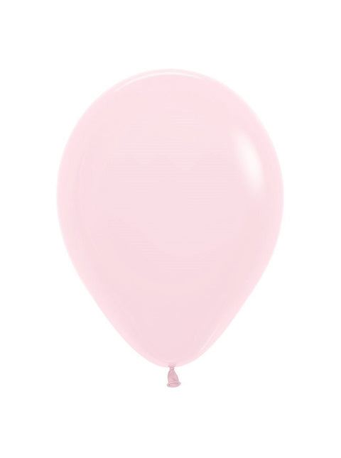 Ballonnen Pastel Matte Pink 23cm 50st van Sempertex koop je bij Partywinkel