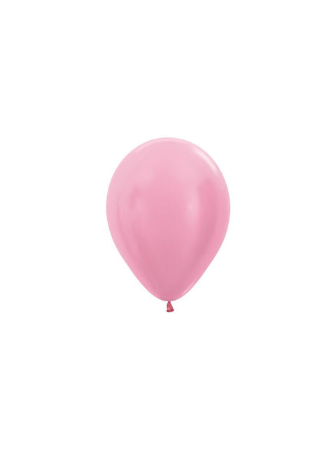 Ballonnen Pearl Pink 12cm 50st van Sempertex koop je bij Partywinkel