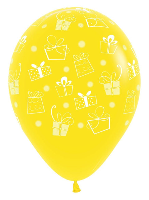 Ballonnen Presents Mix 30cm 12st van Sempertex koop je bij Partywinkel