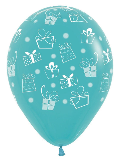 Ballonnen Presents Mix 30cm 12st van Sempertex koop je bij Partywinkel