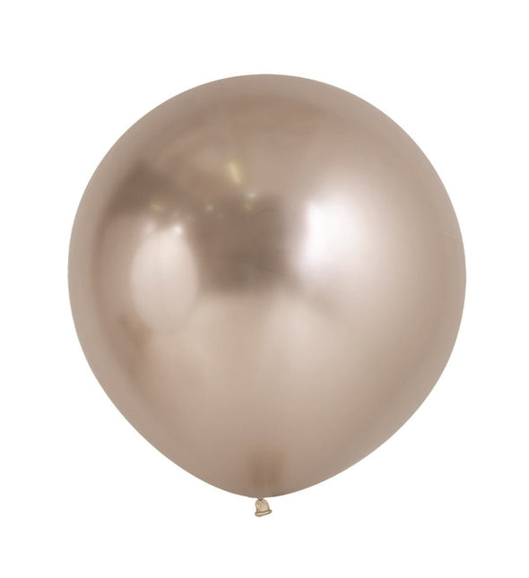 Ballonnen Reflex Champagne 61cm 3st van Sempertex koop je bij Partywinkel