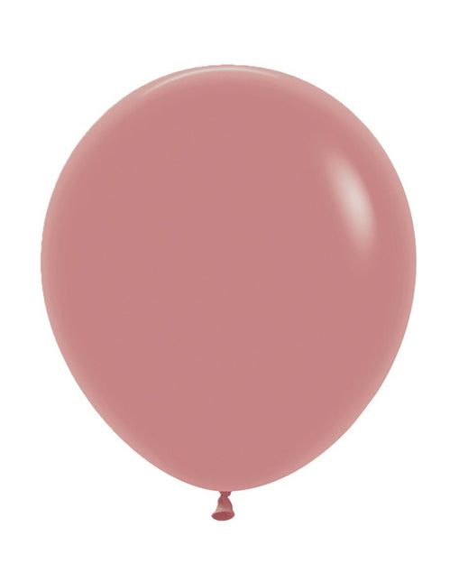 Ballonnen Rosewood 45cm 25st van Sempertex koop je bij Partywinkel