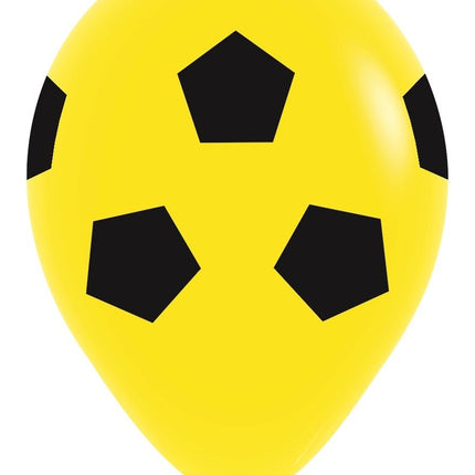 Ballonnen Soccerball Mix 30cm 25st van Sempertex koop je bij Partywinkel