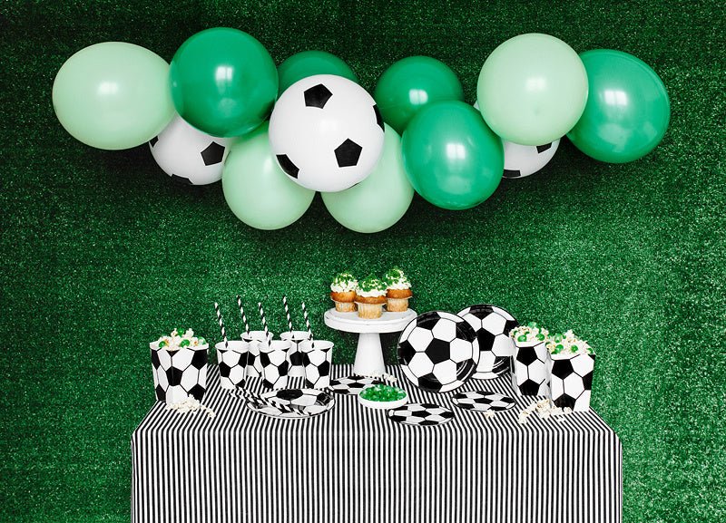 Ballonnen Voetbal 30cm 6st van Partydeco koop je bij Partywinkel
