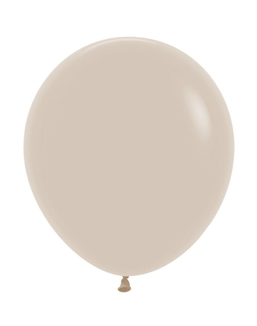 Ballonnen White Sand 45cm 25st van Sempertex koop je bij Partywinkel