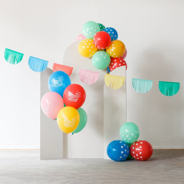 Ballonnen You Are A Stare Gekleurd 33cm 6st van Folat koop je bij Partywinkel