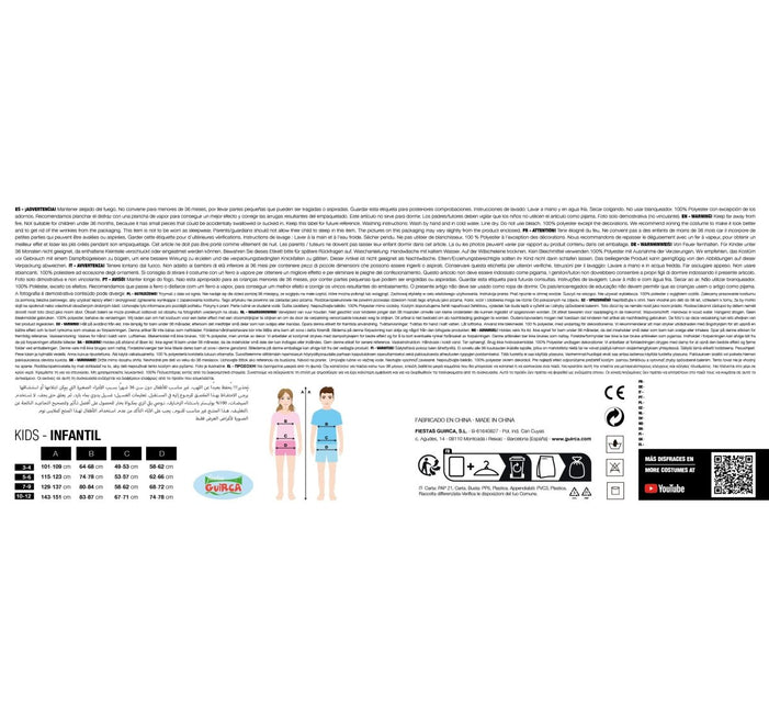 Bananenpak Kind Geel van Fiestas Guirca koop je bij Partywinkel