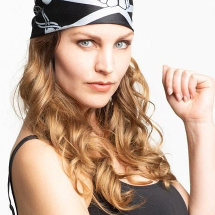 Bandana Schedel 55cm van Partychimp koop je bij Partywinkel