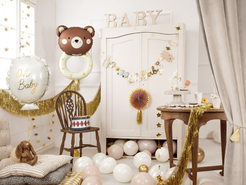 Banner Oh Baby 2,5m van Partydeco koop je bij Partywinkel
