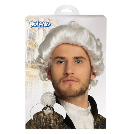 Barok Pruik Wit van Boland koop je bij Partywinkel
