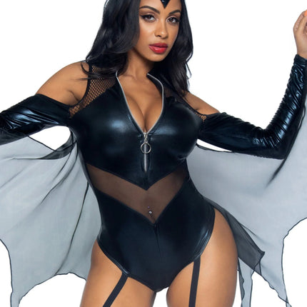 Batgirl Kostuum Dames Bodysuit Leg Avenue van Leg Avenue koop je bij Partywinkel