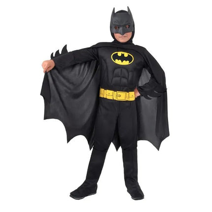 Batman Costume C/Muscoli Nero Kind van Ciao International koop je bij Partywinkel
