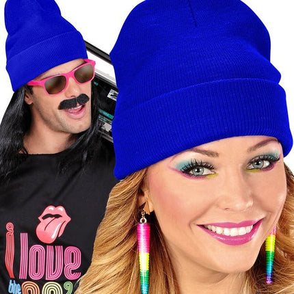 Beanie Blauw van Widmann koop je bij Partywinkel