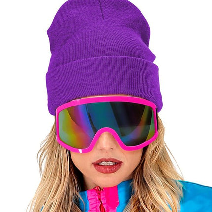 Beanie Paars van Widmann koop je bij Partywinkel