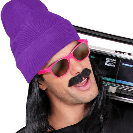 Beanie Paars van Widmann koop je bij Partywinkel