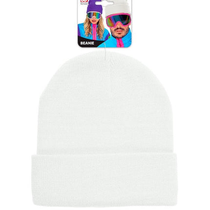 Beanie Wit van Widmann koop je bij Partywinkel