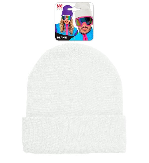 Beanie Wit van Widmann koop je bij Partywinkel