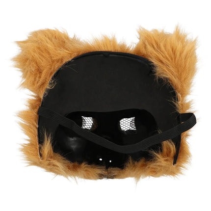 Beer Masker Bruin Pluche van Boland koop je bij Partywinkel
