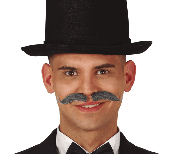 Beierse Snor Grijs van Fiestas Guirca koop je bij Partywinkel