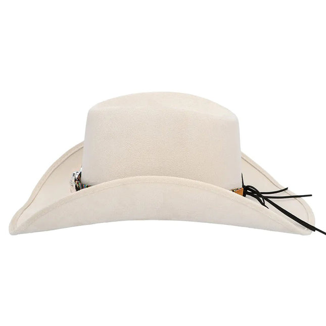 Beige Cowboy Hoed Luxe van Boland koop je bij Partywinkel
