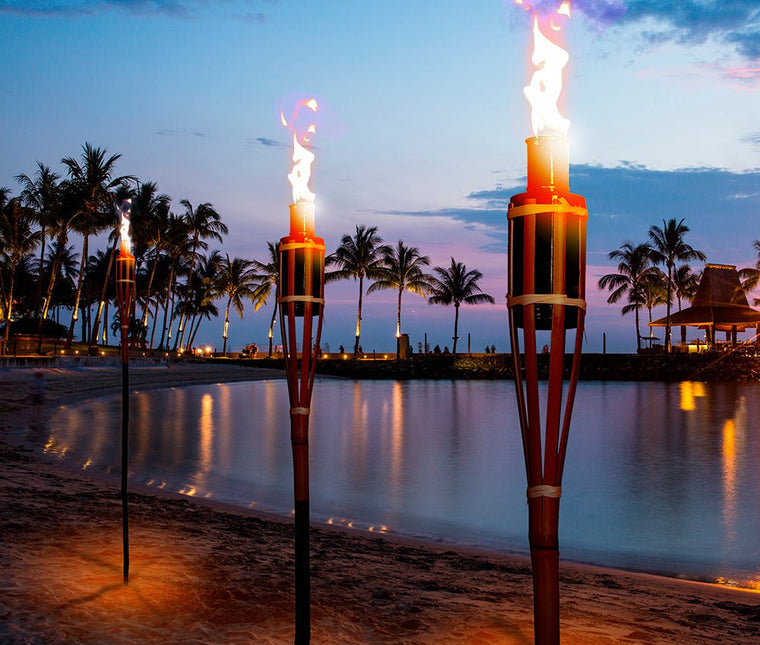 Beige Fakkel 90cm van Fiestas Guirca koop je bij Partywinkel