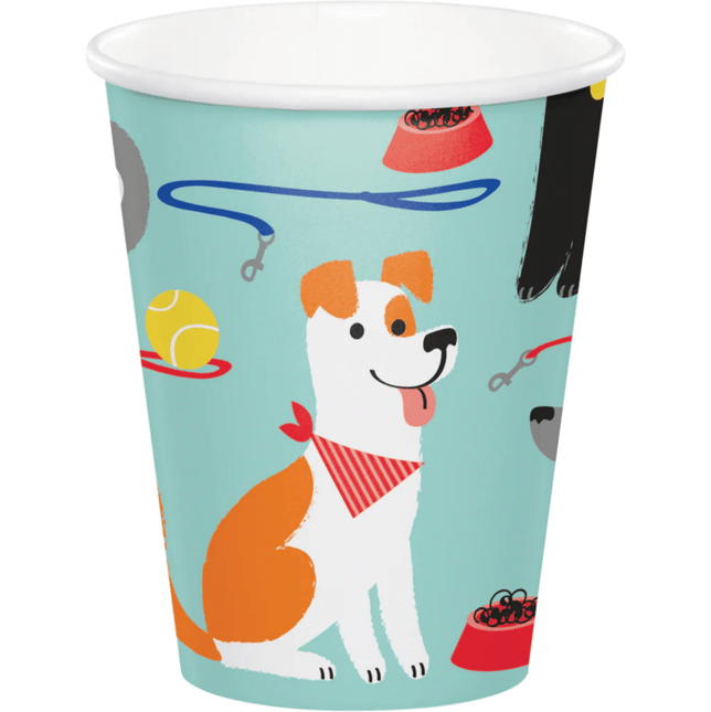 Bekers Honden 256ml 8st van Creative Converting koop je bij Partywinkel