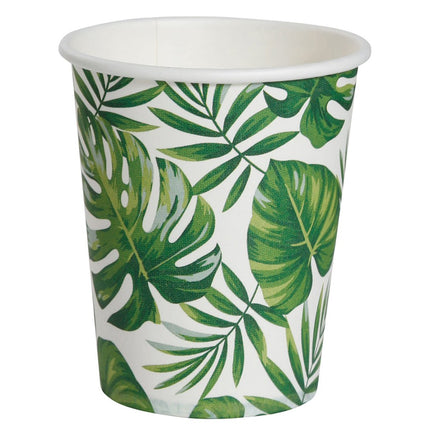 Bekers Palmbladeren 240ml 6st van Fiestas Guirca koop je bij Partywinkel