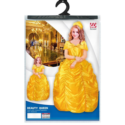 Belle En Het Beest Jurk Geel Meisje van Widmann koop je bij Partywinkel