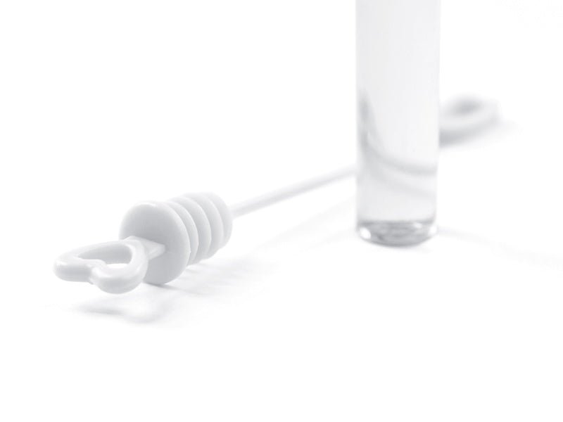 Bellenblaas Hart Wit 48st van Partydeco koop je bij Partywinkel