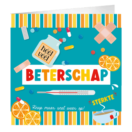 Beterschap Wenskaart 23cm van Paper Dreams koop je bij Partywinkel