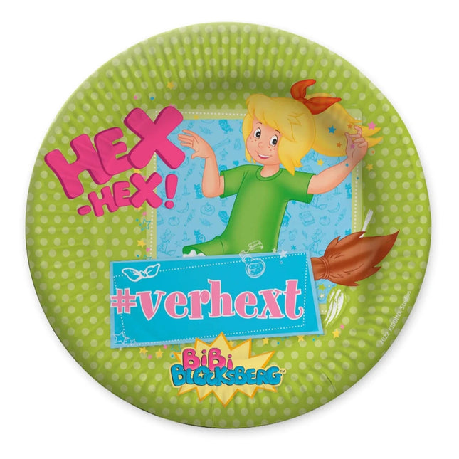 Bibi Blocksberg Borden 23cm 10st van VDV Benefit koop je bij Partywinkel