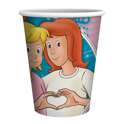 Bibi ja Tina -juomalasit 250 ml, 8 kpl