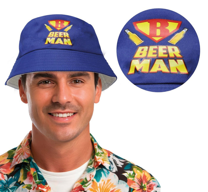 Bier Hoed Blauw van Fiestas Guirca koop je bij Partywinkel