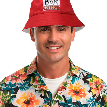 Bier Hoed Rood van Fiestas Guirca koop je bij Partywinkel