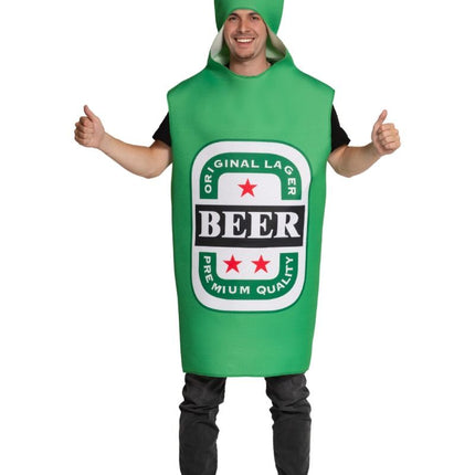 Bierfles - One Size van Partychimp koop je bij Partywinkel