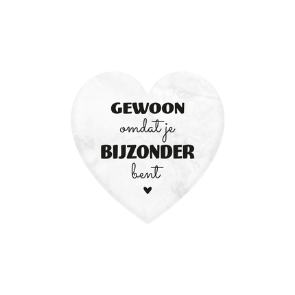 Bijzonder Marmer Hartje 5cm van Paper Dreams koop je bij Partywinkel