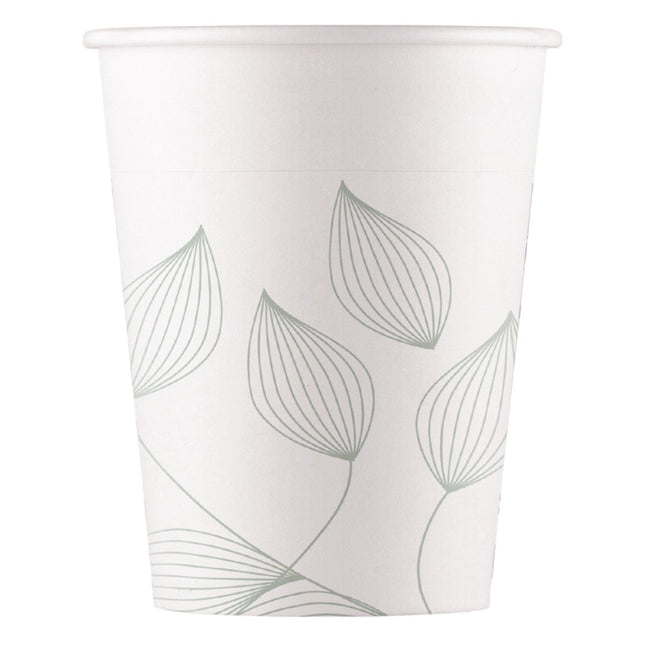 Bladeren Beker 200ml 8st van Procos koop je bij Partywinkel