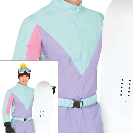 Blauw Paarse Skipak Heren van Fiestas Guirca koop je bij Partywinkel