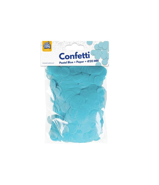 Blauwe Confetti Pastel 50gr van Paper Dreams koop je bij Partywinkel