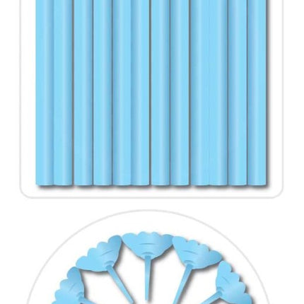 Blauwe Kaarsjes Houders 6cm 24st van Haza Witbaard koop je bij Partywinkel