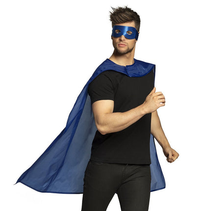 Blauwe Kostuum Set Held 2 delig van Boland koop je bij Partywinkel