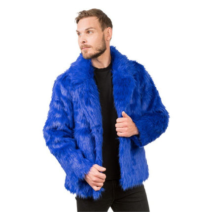 Blauwe Nepbontjas van CHAKS koop je bij Partywinkel