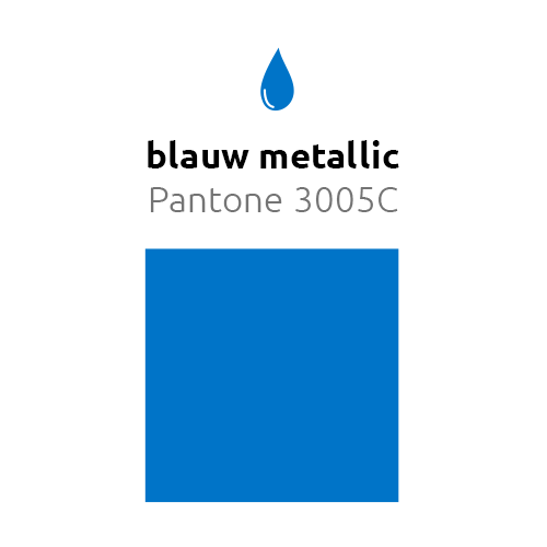 Blauwe Reuze Ballon Metallic 60cm van Balloonia koop je bij Partywinkel