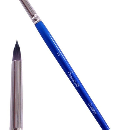 Blauwe Schmink Penseel Flower Nr.8 van Superstar koop je bij Partywinkel