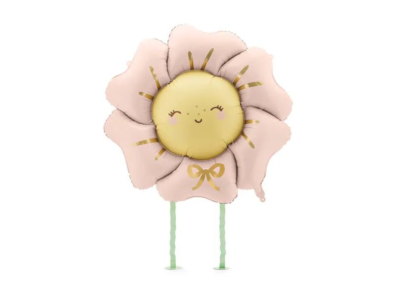 Bloem Helium Ballon Roze Leeg 1,4m van Partydeco koop je bij Partywinkel