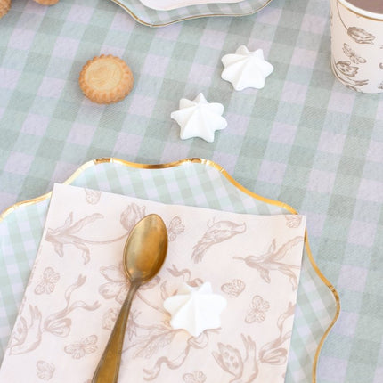 Bloemen Servetten 33cm 12st van Partydeco koop je bij Partywinkel