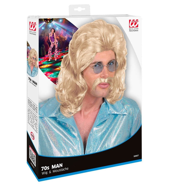 Blonde Pruik 70'S van Widmann koop je bij Partywinkel